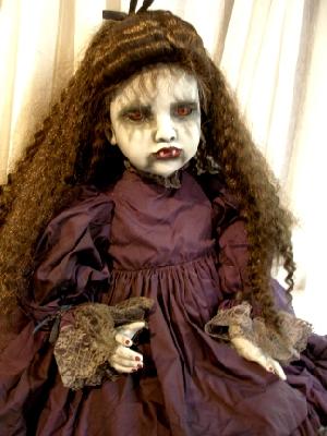 creepy vampire doll